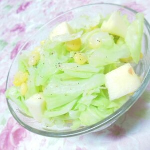 シャキシャキ野菜とりんごのヘルシーサラダ